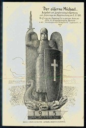 Jahrestag der Mobilmachung 1915, Erinnerungskarte aus Hamburg 'Der ...