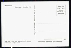 Niederlande, Erinnerungs-Pressekarte vom 6. September 1948, hier ...