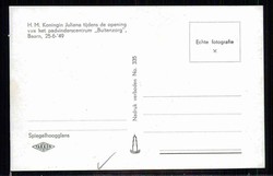 Niederlande, Erinnerungs-Pressekarte vom 25. Juni 1949, hier Königin ...
