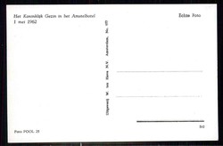 Niederlande, Erinnerungs-Pressekarte vom 1. Mai 1962, hier Königin ...