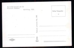 Niederlande, Erinnerungs-Pressekarte vom August 1950, hier Königin ...