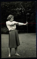 Niederlande, Erinnerungs-Pressekarte um 1957, hier Prinzessin ...