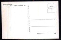 Niederlande, Erinnerungs-Pressekarte vom Februar 1952, hier das ...