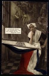 Niederlande, Thematik-Karte aus der Zeit des I. WK., als Feldpost ...