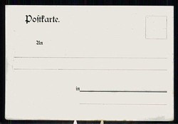 1902, Erinnerungskarte an den Besuch von König Victor Emanuel von ...