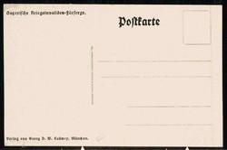 Bayerische Kriegsinvaliden-Fürsorge-Karte mit Gemälde von R. Klein ...