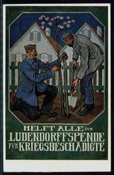 I. WK - Kriegsanleihe-Werbekarte, zeitgeschichtl. inters. Karte aus ...