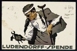 I. WK - Kriegsanleihe-Werbekarte, zeitgeschichtl. inters. Karte aus ...