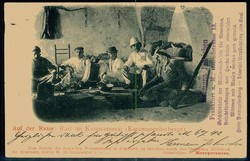Deutsche Kolonialgeschichte auf AK, hier 'Auf der Reise: Rast im ...