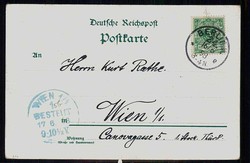 Kaiserreich und Weimarer Republik, Satire-Karte, hier 'Allgemeine ...