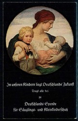 Deutschlands Spende für Säuglinge und Kleinkinder, Spendenkarte des ...