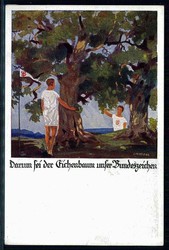 Spendenkarte der deutschen Turnerschaft zum Besten des deutschen ...