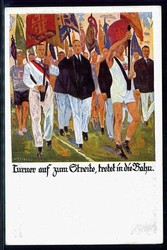 Spendenkarte der deutschen Turnerschaft zum Besten des deutschen ...