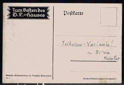 Spendenkarte der deutschen Turnerschaft zum Besten des deutschen ...