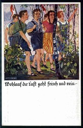 Spendenkarte der deutschen Turnerschaft zum Besten des deutschen ...