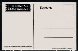 Spendenkarte der deutschen Turnerschaft zum Besten des deutschen ...