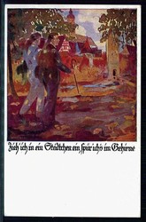 Spendenkarte der deutschen Turnerschaft zum Besten des deutschen ...