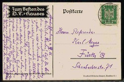 Spendenkarte der deutschen Turnerschaft zum Besten des deutschen ...