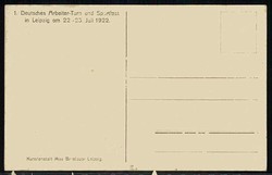 1. Deutsches Arbeiter-Turn und Sportfest in Leipzig Juli 1922, ...