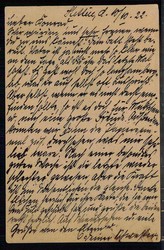 Turner-Wohlfahrtskarte, gelaufen Stettin Oktober 1922, kl. Eckbüge, ...