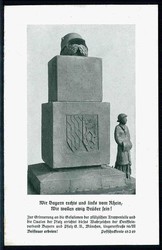 Thematik-Karte für das Denkmal in der Pfalz für die im I. WK ...