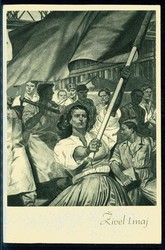 Tschechoslowakei, Propagandakarte um 1950, ungebraucht, gute ...