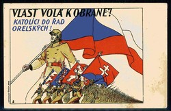 Tschechoslowakei, Propagandakarte rs. datiert Februar 1936, leicht ...