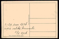 Tschechoslowakei, Propagandakarte rs. datiert Februar 1936, leicht ...
