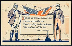 USA, Propagandakarte aus der Zeit des I. WK, ungebraucht, gute ...