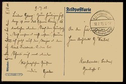 I. WK, Propagandakarte 'Deutschlands unbezähmbare Willenskraft' mit ...