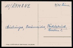 Österreich I. WK, Satire-Karte 'Der Maronimann - Wer mir nur die ...