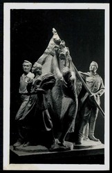Tschechoslowakei, Propagandakarte, hier 'Fotografie eines Denkmales', ...