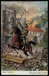 Deutsch-Franzsösischer Krieg 1870/1871, Gedenk- und Erinnerungskarte ...