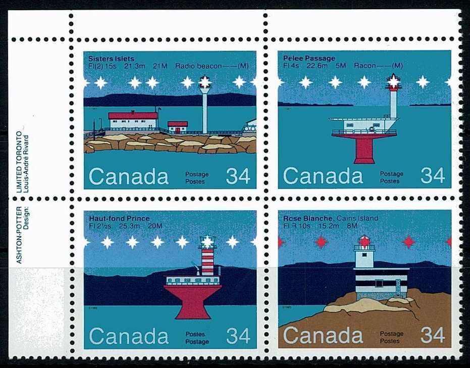 Leuchttürme/Internationale Briefmarkenausstellung 1987 in Toronto ...