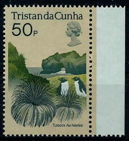 50 P. Einheimische Flora 1972, mit rechtem Seitenrand, tadellos ...