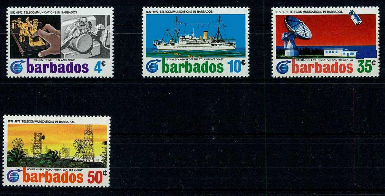 100 Jahre Fernmeldeverbindung 1972, tadellos postfrisch, Luxus.