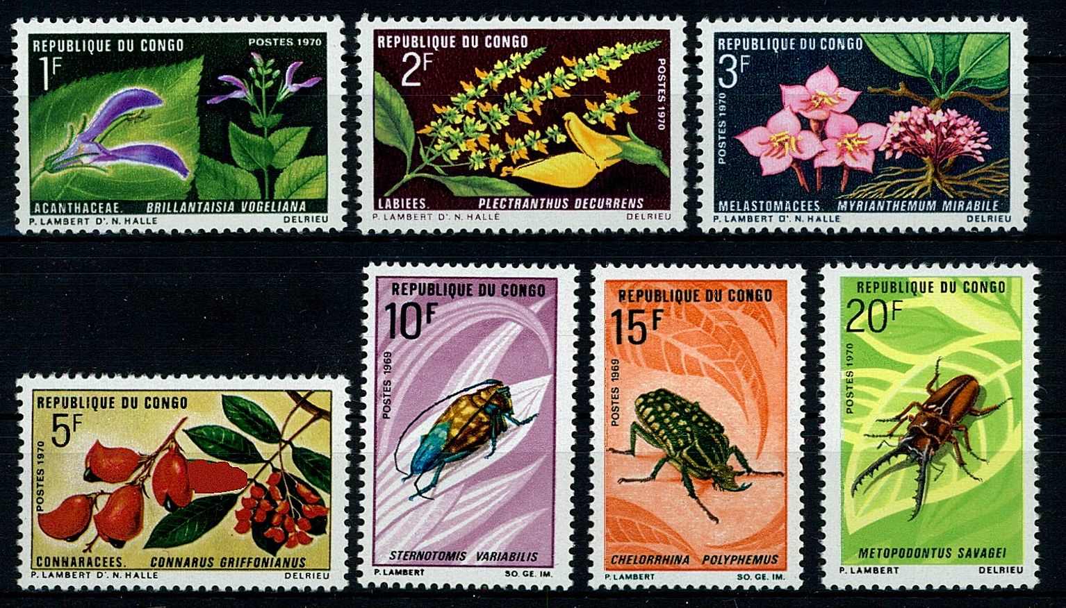 Flora und Fauna 1970, tadellos postfrisch.