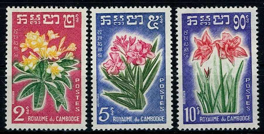 Einheimische Flora 1961, tadellos postfrisch.