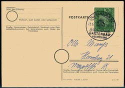 Deutsches Museum 1953 als portogerechte Einzelfrankatur, hübsch mit ...