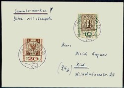 INTERPOSTA 1959 in b.-Farbe, hübsch auf Sammlerbrief mit entspr. SST ...