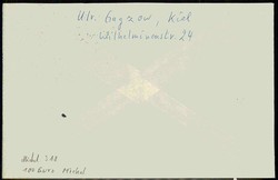 25 Pf. Haydn aus dem Beethoven-Block als Einzelfrankatur aus Kiel ...