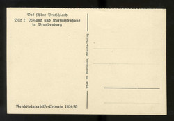 WHW-Lotterie 1934/35, ungebraucht, gute Erhaltung.