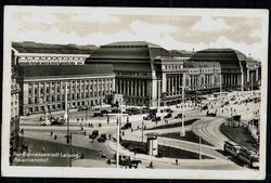 Leipzig Hauptbahnhof, gelaufen am 17. Oktober 38 nach ...