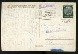 Leipzig Hauptbahnhof, gelaufen am 17. Oktober 38 nach ...