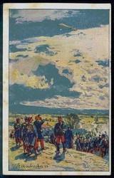 Propagandakarte des Deutschen Luftflotten-Vereins, gelaufen Leipzig ...