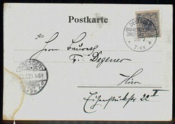 Dresden, Deutsche Bau-Ausstellung 1900, mit seltenem SST der ...