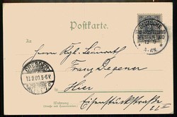 Dresden, seltene Ereigniskarte zur Deutschen Bau-Ausstellung 1900, ...