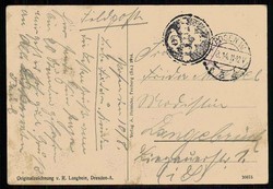 Posen / Poznan, Propagandakarte aus dem I. WK 'Den Waffenbrüdern in ...