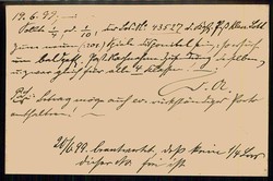 5 Pf. Krone/Adler-Ganzsache mit Bahnpoststpl. Halle-Posen, Zug 514 ...