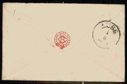 1 Gr. Freimarke als Einzelfrankatur hübsch auf kleinformatigem Brief ...